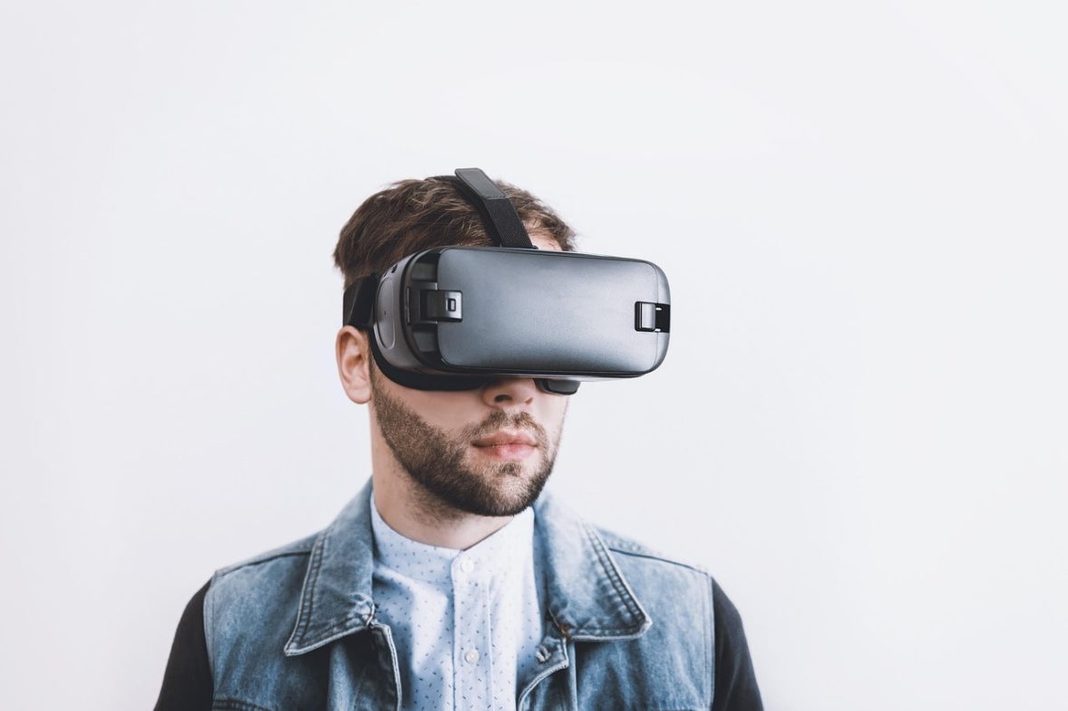 Photo of a Virtual Reality Glasses